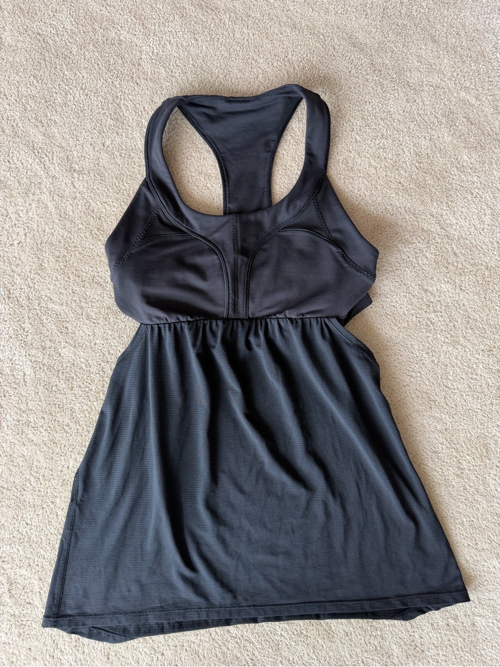 Lululemon Black Racerback Athletic Tank Top